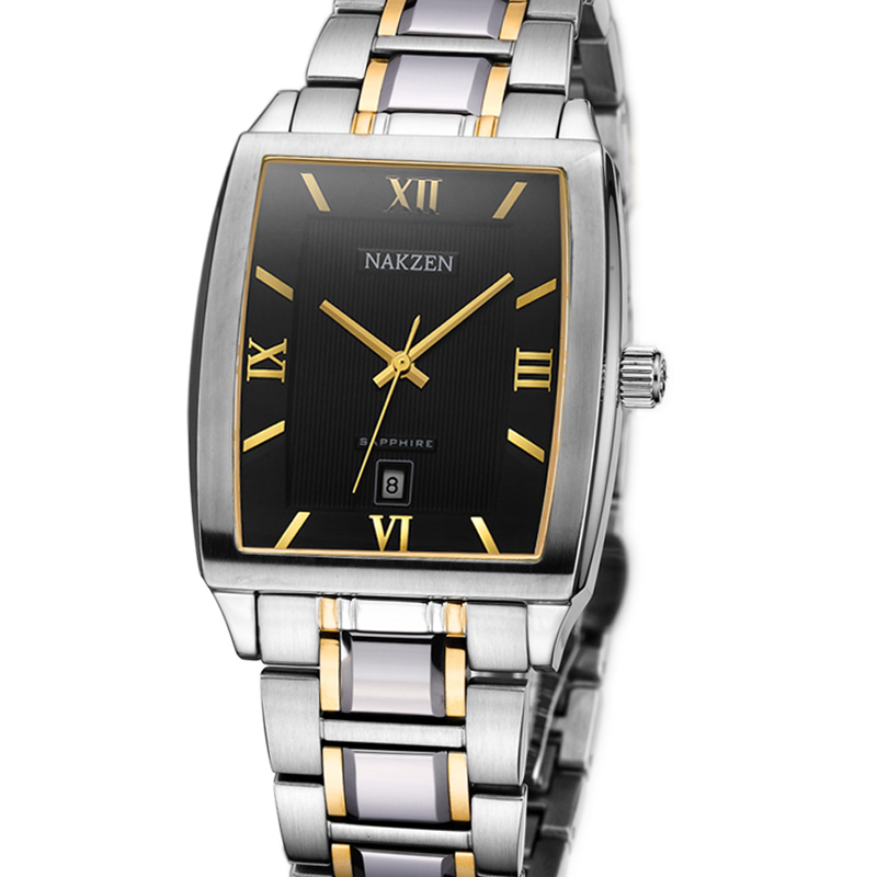  NAKZEN Brand Quartz Cool Watch Waterproof Sapphire Japanese Import Movement Watch Men Gents Wristwatches  